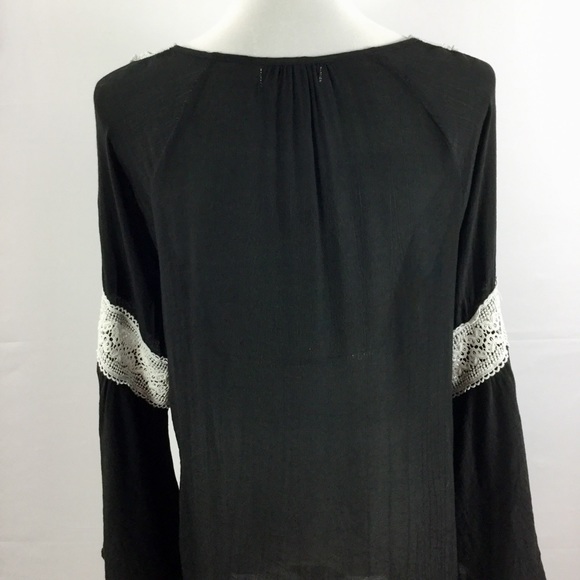 Umgee Bohemian Tunic Peasant Top Blouse Size 1XL - Picture 7 of 13